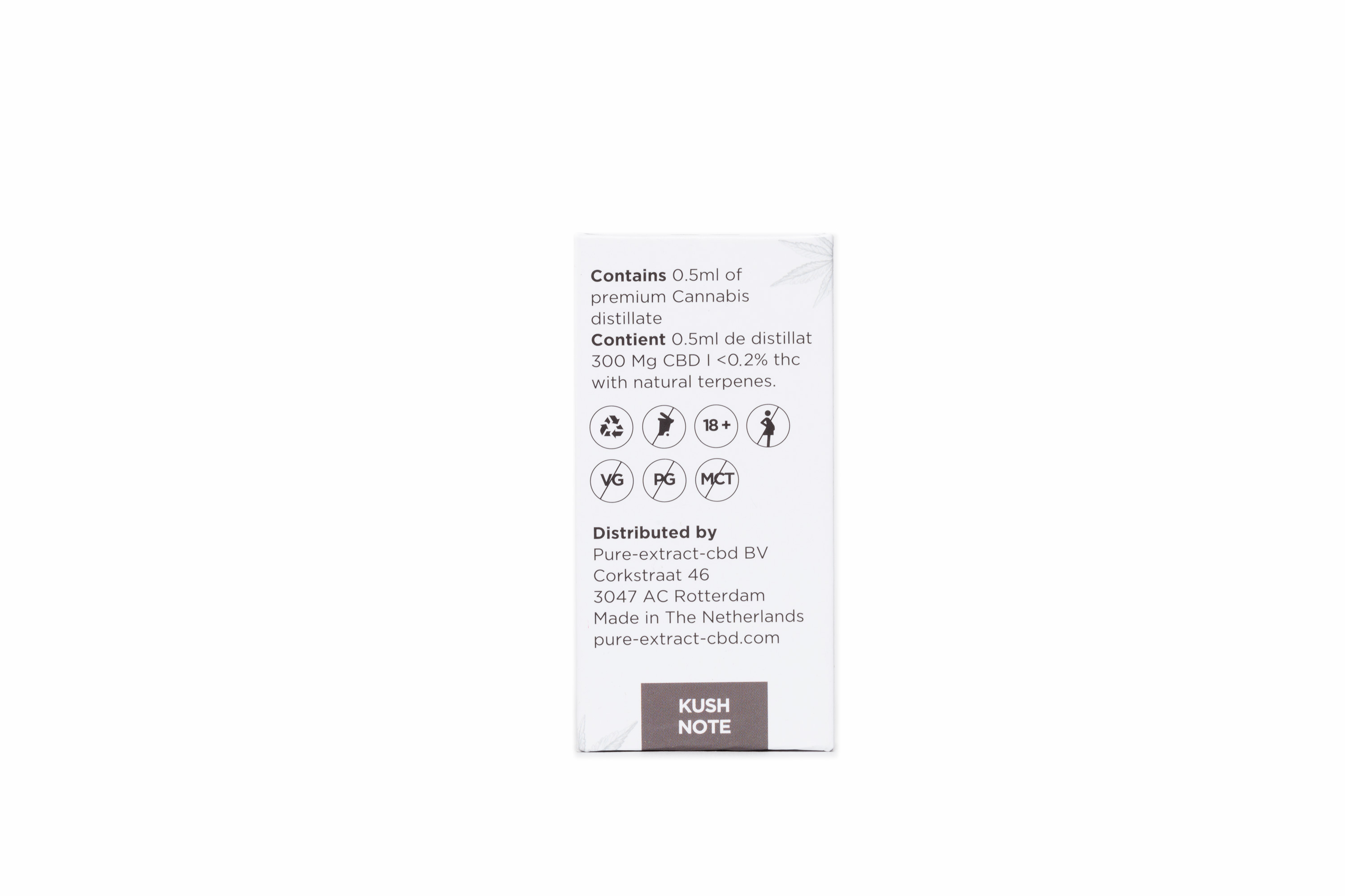 cartuccia di cbd kush note 52