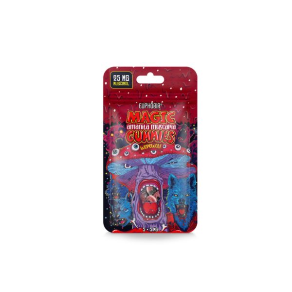 Euphoria Gummies Muscimol Magie - Weerwolf