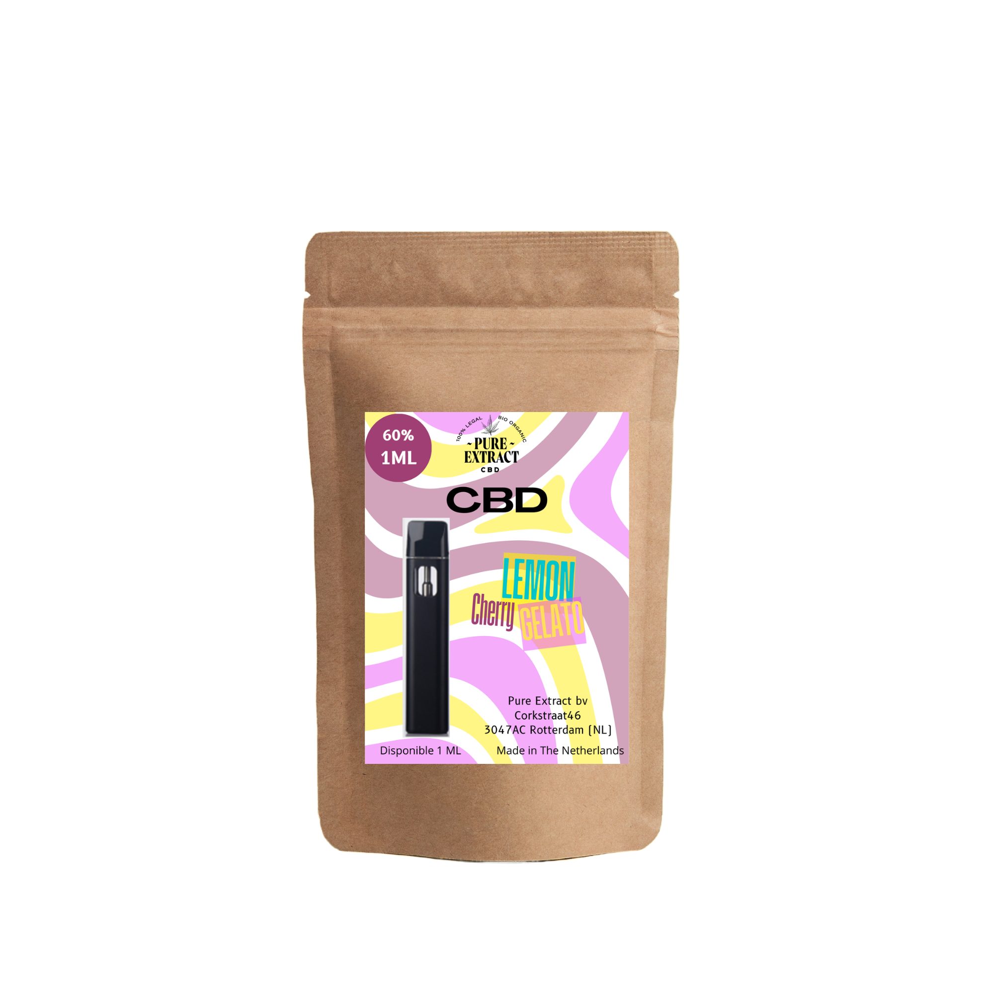 Puff CBD Lemon Cherry Gelato