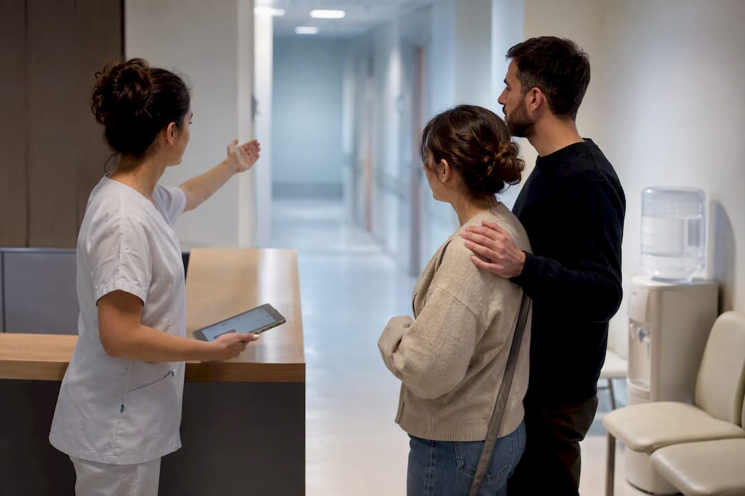 Accueil d’un patient au service de triage des urgences