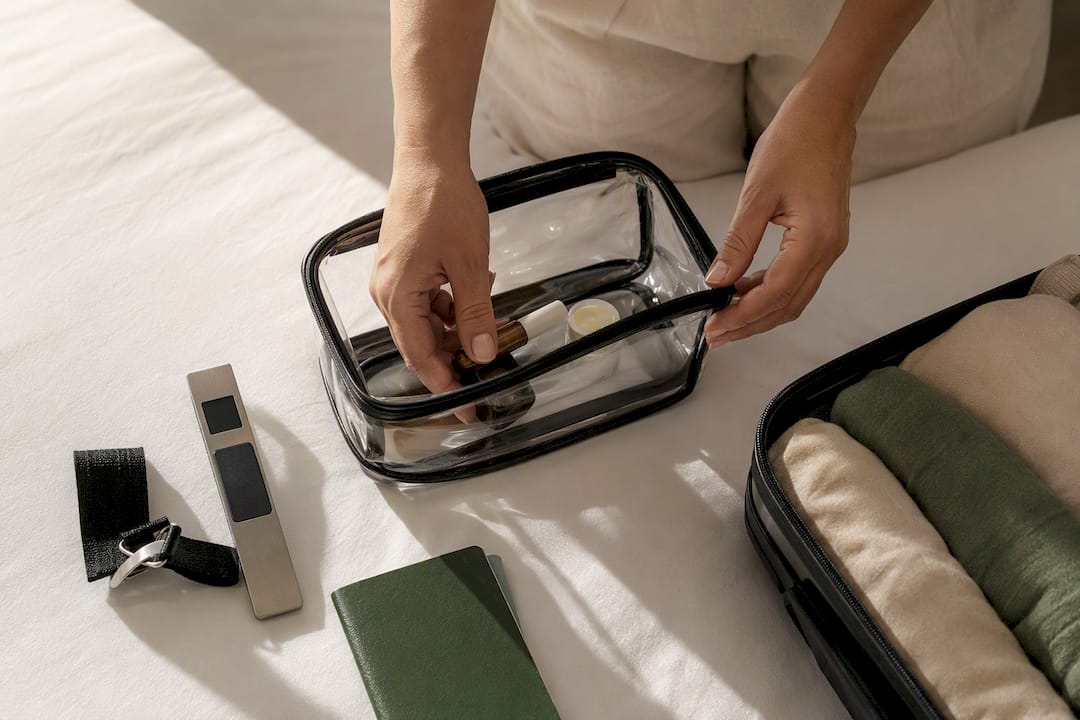 CBD-producten in een reisetui