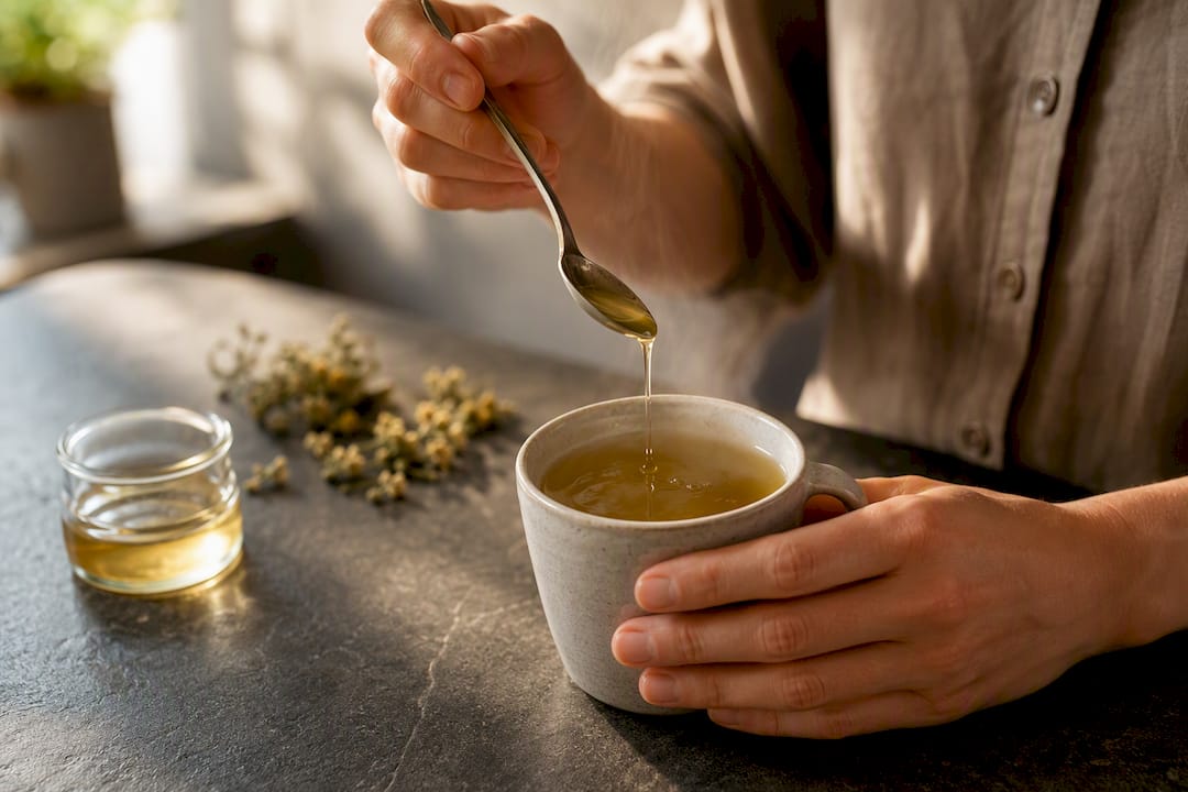 Incorporación de grasa a una infusión caliente
