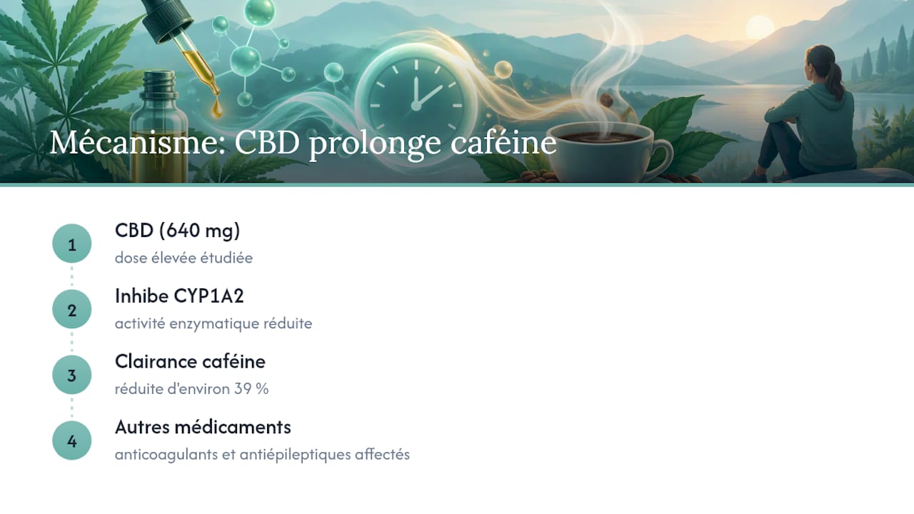 CBD et caféine : effets réels et précautions à connaître - Pure Extract CBD Wechselwirkungen zwischen CBD, Koffein und CYP1A2